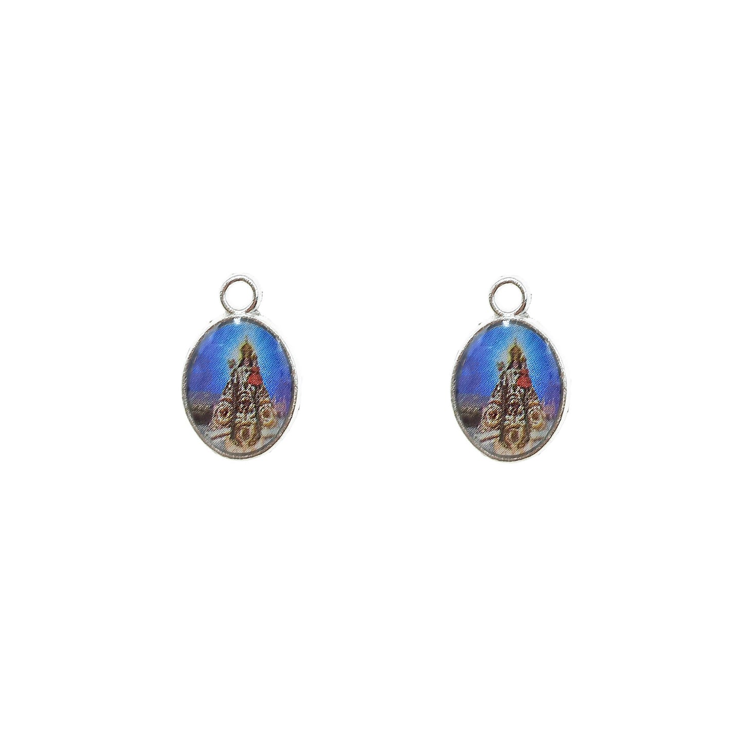 Dije Pequeño Virgen de Andacollo 14x10mm