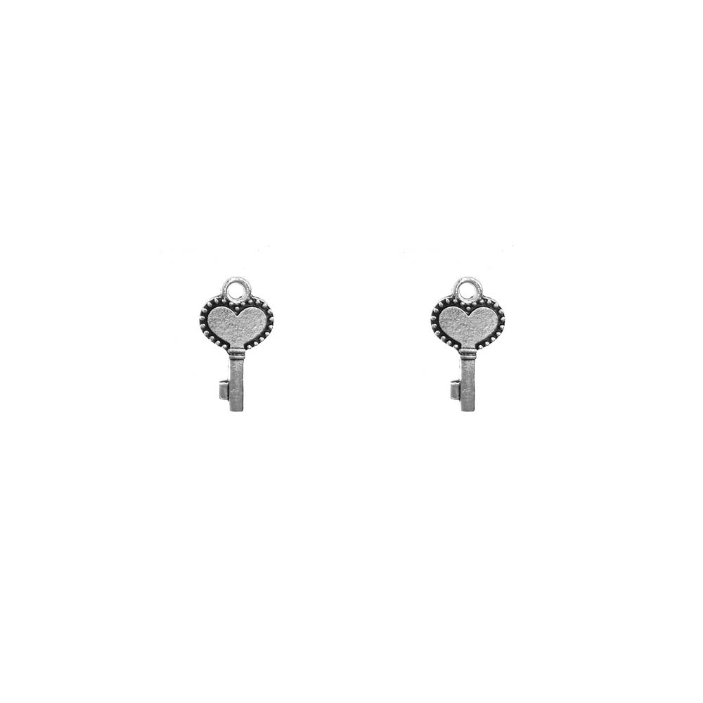 Dije Corazon Llave 18x10mm