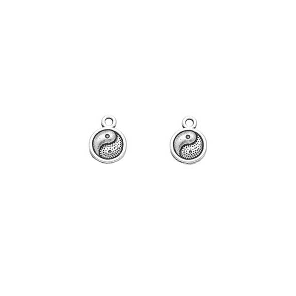 Dije Símbolo Ying Yang Chico 13x10mm - Bisuteria