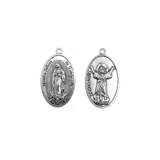 Colgante Virgen de Guadalupe con Divino Niño por Unidad