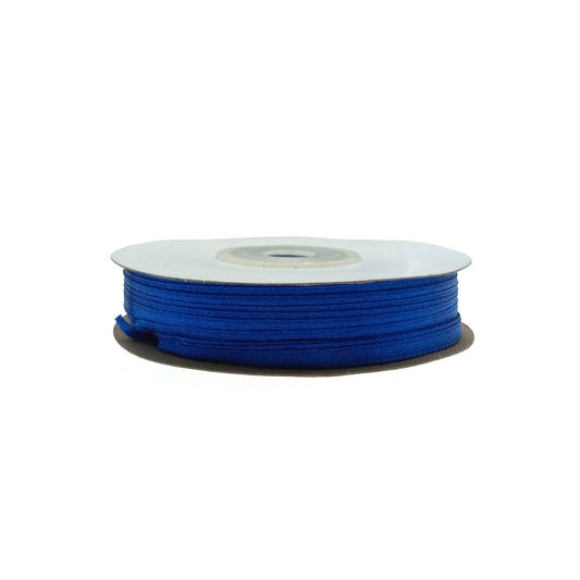 Cinta de 3mm Satin Liso 50mts Azul Rey