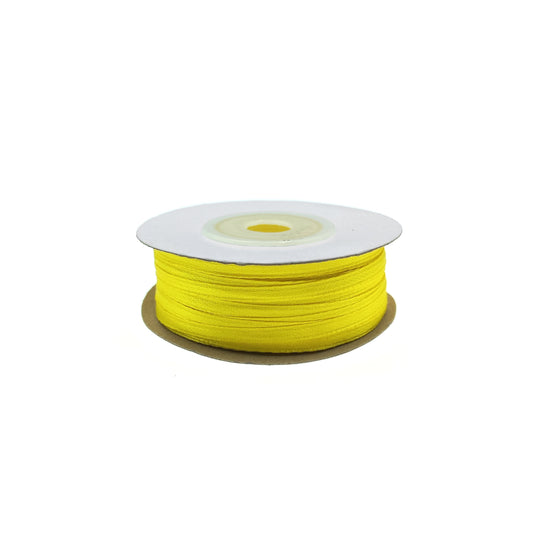 Cinta de 3mm Satin Liso 50mts Amarillo