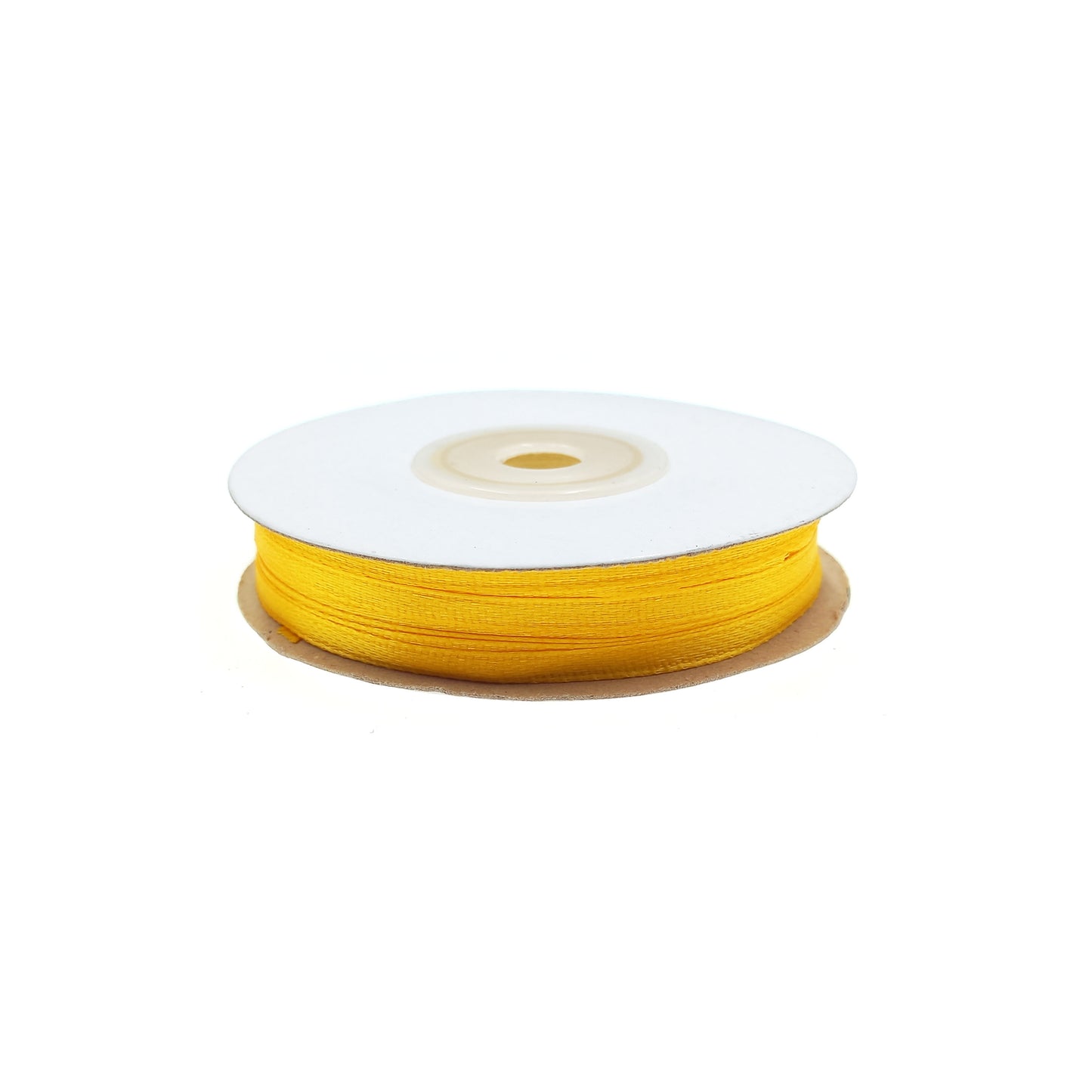 Cinta de 3mm Satin Liso 50mts Amarillo Miel