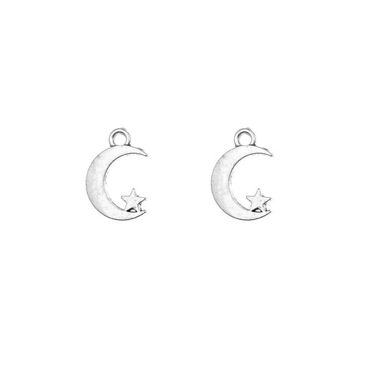 Dije Luna Estrella 17x11mm