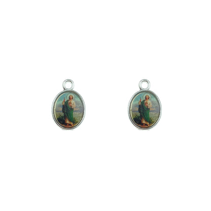 Dije Pequeño Santo Judas Tadeo 14x10mm
