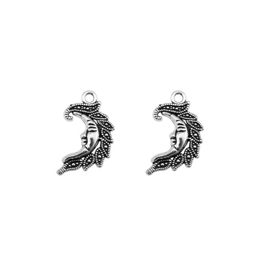 Dije Charm Luna Creciente 28x17mm - Bisuteria
